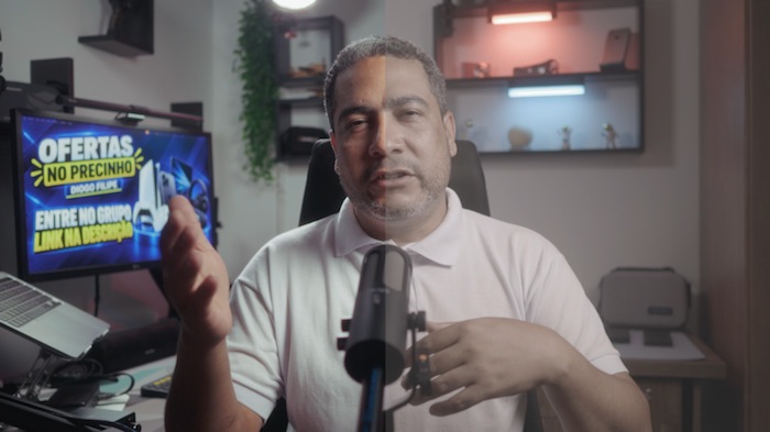 Imagem do projeto antes da demonstração do color grading